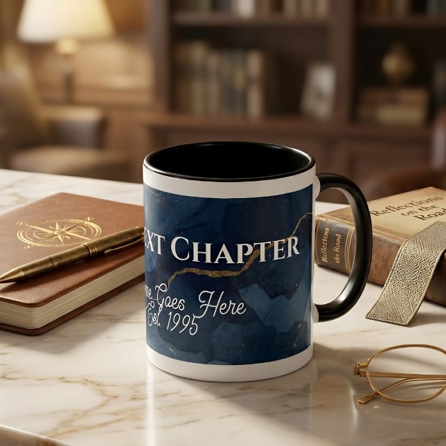 Personalised "The Next Chapter"  Retirement Mug (Creator Uploaded)