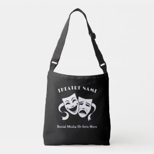 Personalised Theatre Acting Class Logo & Name Crossbody Bag
