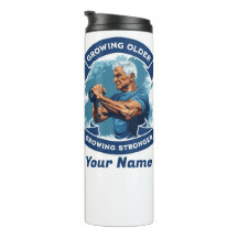 Personalised Thermal Tumbler Growing Stronger