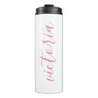 Personalised Thermal Tumbler | White