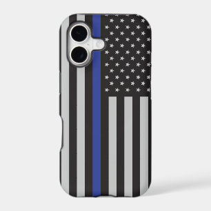 Personalised Thin Blue Line American Flag
