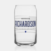 Personalised Thin Blue Line Police Officer Flag