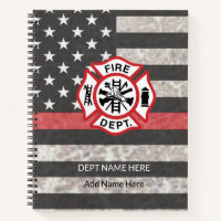 Personalised Thin Red Line Firefighter