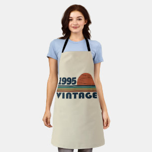 Personalised thirty vintage 30th birthday party apron