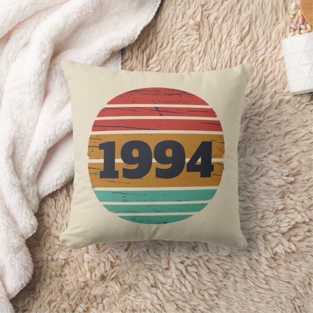 Personalised Thirty vintage 30th birthday party Cushion (Blanket)