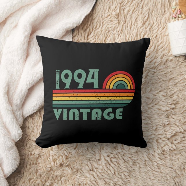 Personalised Thirty vintage 30th birthday party Cushion (Blanket)