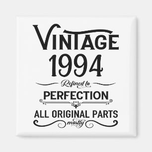 Personalised Thirty vintage 30th birthday party Magnet