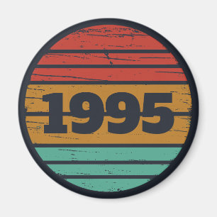 Personalised thirty vintage 30th birthday party magnet