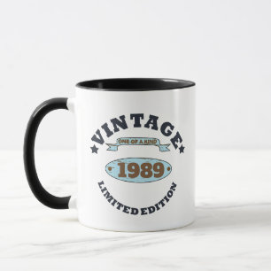 Personalised thirty vintage 30th birthday party mug