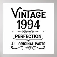 Personalised Thirty vintage 30th birthday party