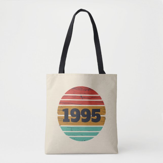 Personalised thirty vintage 30th birthday party tote bag (Front)