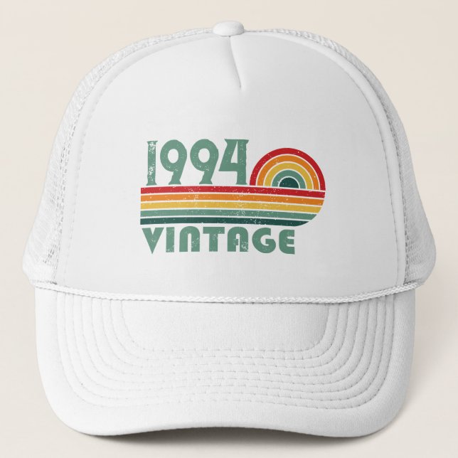 Personalised Thirty vintage 30th birthday party Trucker Hat (Front)
