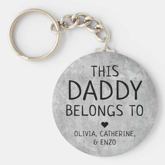 personalised fathers day keyring