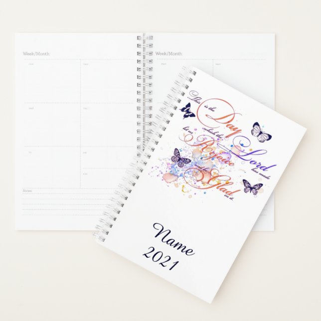 Personalised This is the day Planner (Display)