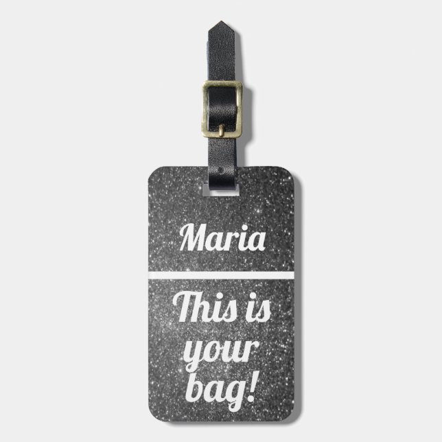 Personalised This is your bag | Funny Luggage Tag (Front Vertical)