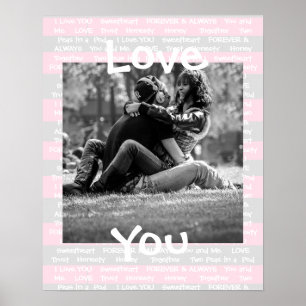 Personalised this "Love You" Couple's Poster