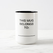 Personalised - This Mug Belongs To
