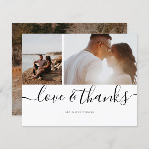 Personalised Three Photo Love and Thank You