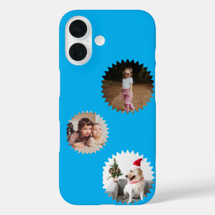 Personalised Three Star Photos Customisable iPhone 16 Case