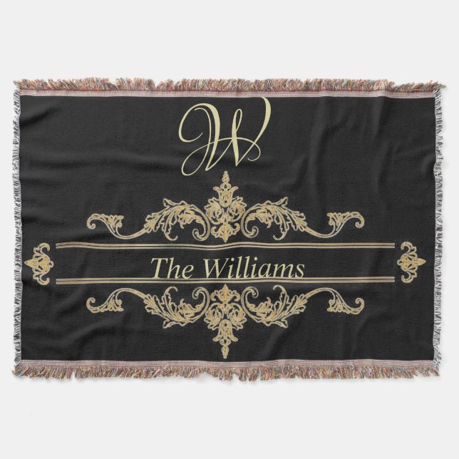 Personalised  throw blanket (Front)