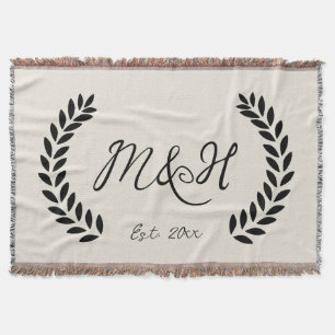 Personalised Throw Blanket, Anniversary Gift