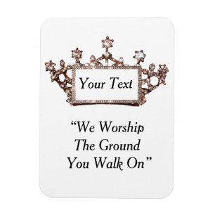 Personalised Tiara Magnet
