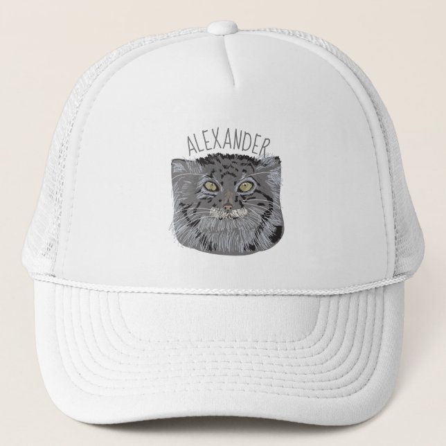 Personalised Tibetan Pallas Cat Baseball Cap (Front)