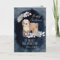 Personalised Tibetan Terrier Mum Christmas