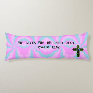 Personalised Tie‑Dye Christian Pillow w Scripture
