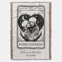 Personalised Til Death Skeleton Lovers Tarot