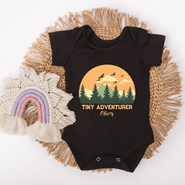 Personalised Tiny Adventurer Baby Bodysuit (Creator Uploaded)