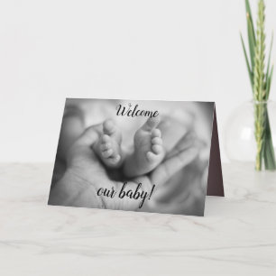 Personalised Tiny Baby Toes Invitation