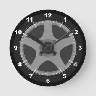 Personalised Tire and Rim Round Clock