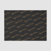 Personalised Tissue Paper with Name Pattern Print