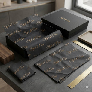 Personalised Tissue Paper with Name Pattern Print