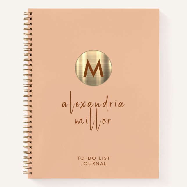 Personalised To-Do List Journal (Front)