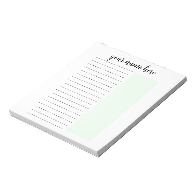 Personalised To Do List Notepad (Rotated)