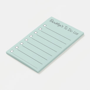 Personalised To Do List - Post It Notes