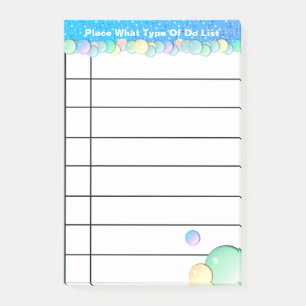 Personalised To do list Post-it Notes
