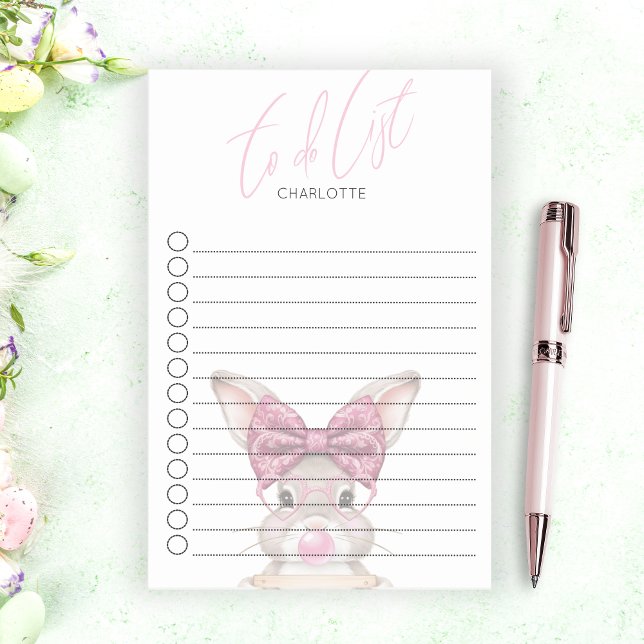 Personalised To-Do List Sticky Notes - Cute Bunny  (Personalized To-Do List Sticky Notes - Cute Bunny)