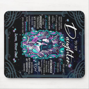 Personalised To My Daughter Blanket, Mouse Mat