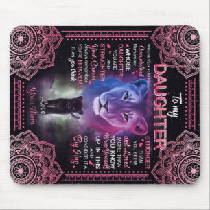 Personalised To My Daughter Blanket, Mouse Mat