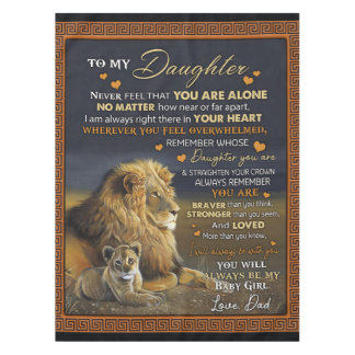 Personalised To My Daughter From Dad, Tablecloth