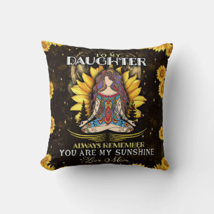Personalised To My Daughter, Love From Mum Cushion