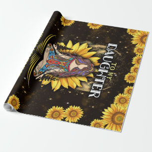 Personalised To My Daughter, Love From Mum Wrapping Paper