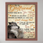 Personalised To My Girlfriend Blanket Poster<br><div class="desc">Personalised To My Girlfriend Blanket</div>