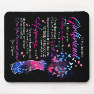Personalised To My Gorgeous Girlfriend From Boyfri Mouse Mat
