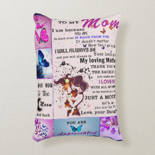 Personalised To My Mum From Daughter Decorative Cushion