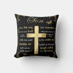 Personalised To My Son Blanket Cushion