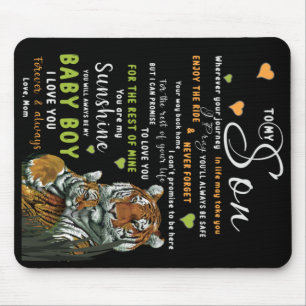 Personalised To My Son From Love Mum Mouse Mat